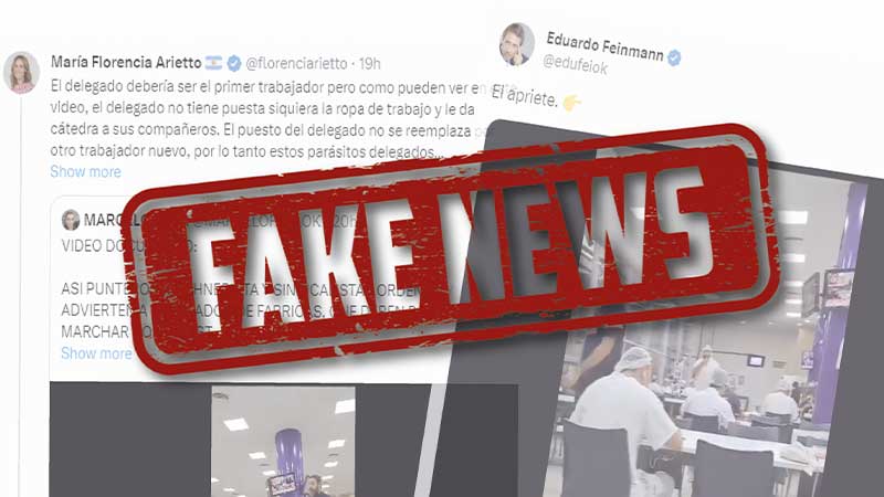 Fake news: insólito ataque de la derecha a trabajadores por el paro