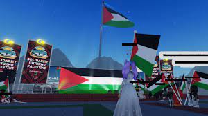 Niños y adolescentes manifiestan su apoyo al pueblo palestino en la plataforma digital Roblox