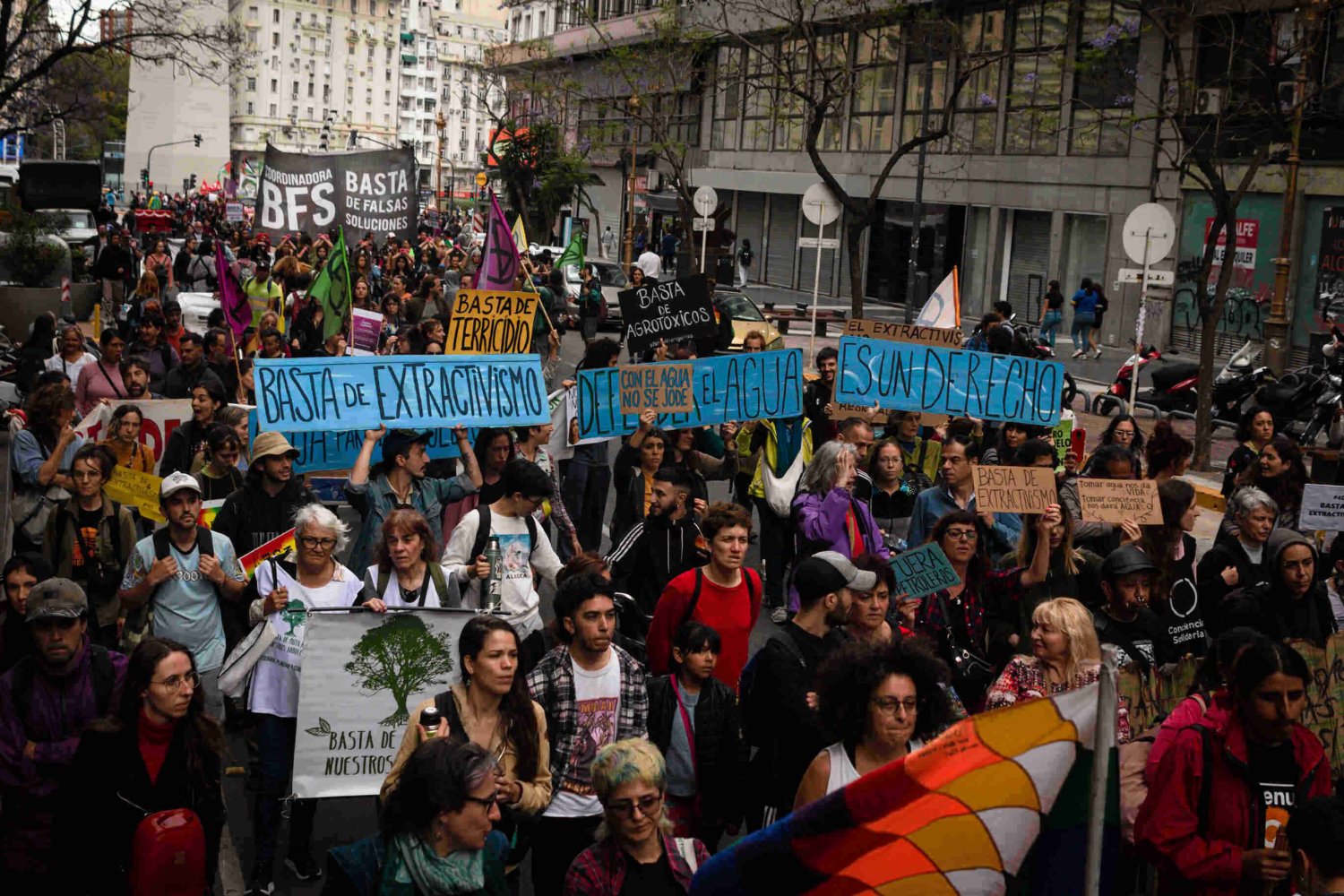 4D: actos y marchas en todo el país en la Jornada plurinacional de lucha contra el extractivismo