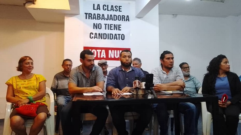 Venezuela: la clase trabajadora no tiene candidatos en esta elección ¡No nos representan!