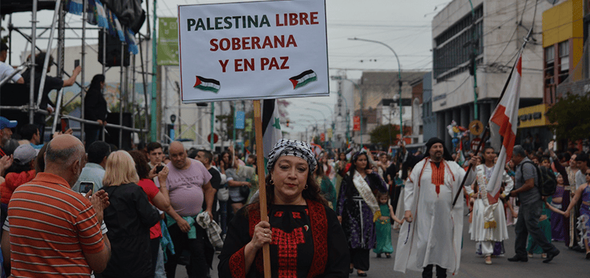 El pedido de Palestina libre y soberana recorrió Berisso