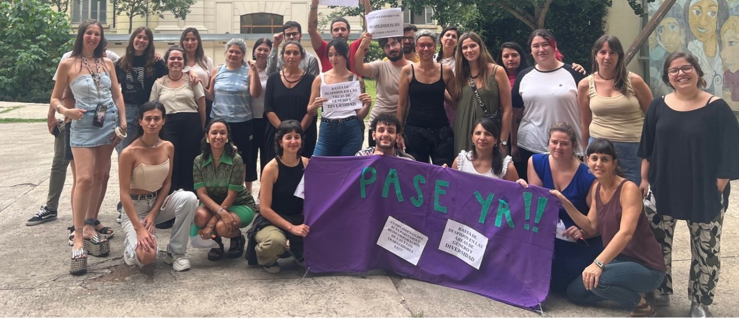 Tras el cierre del Ministerio de Género todas y todos los trabajadores quedan en la calle