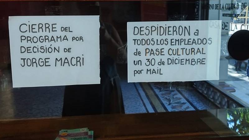 Trabajadores de Cultura despedidos por Macri exigen su reincoporación