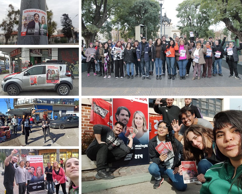 Atravesando todos los barrios, avanza la campaña electoral del Frente de Izquierda unidad 