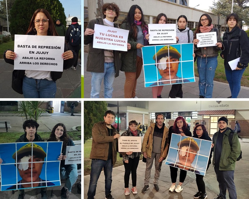 UNLaM: Estudiantes repudian la represión en Jujuy y apoyan al pueblo trabajador en lucha