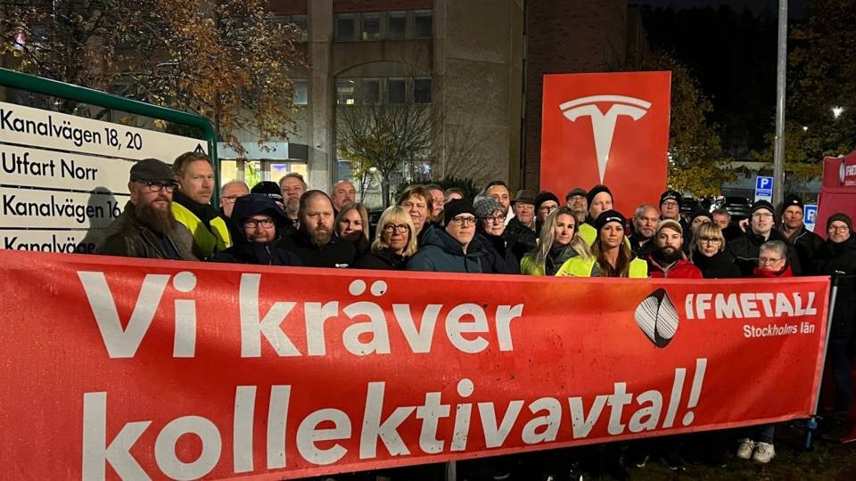 Elon Musk furioso por la huelga de los trabajadores de Tesla en Suecia