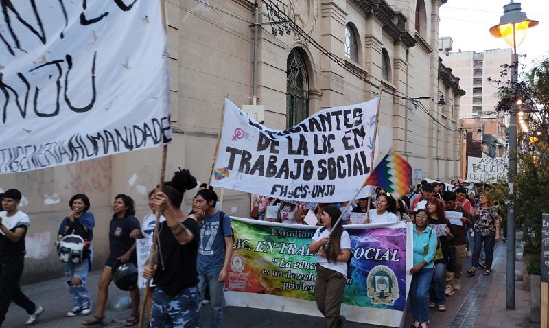 La lucha por la universidad y la educación pública volvió a las calles de Jujuy