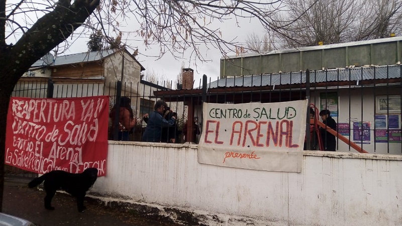 Olla popular por la reapertura del centro de salud del barrio Arenal