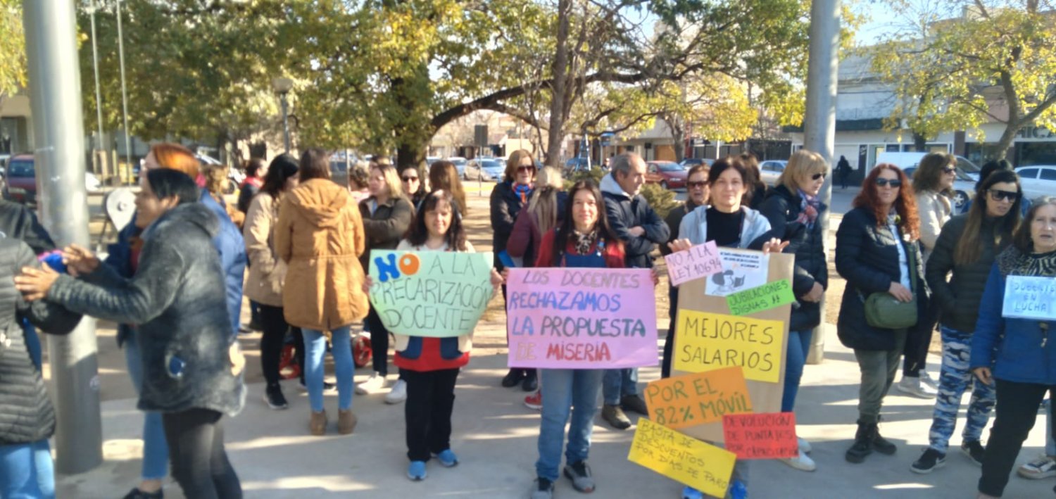 Docentes protagonizaron histórica jornada de lucha