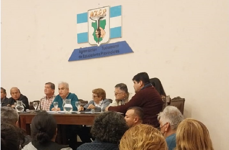 ATEP: las asambleas zonales votaron 150% al básico, pero Brito pretende maniobrar con el Congreso