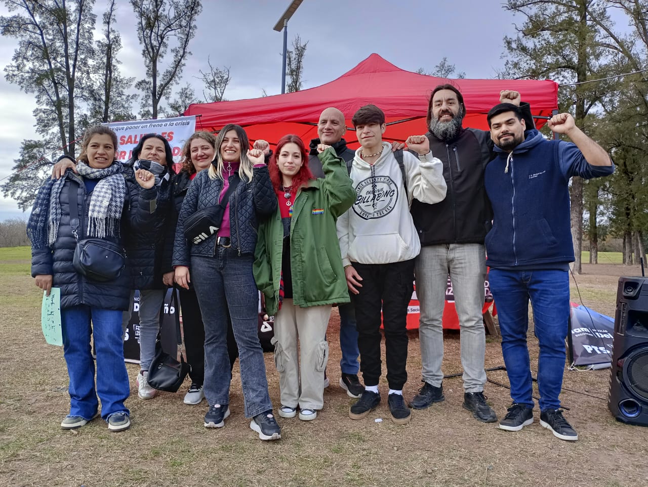 Presentación de los precandidatos que acompañarán a Bregman y Del Caño en Malvinas Argentinas