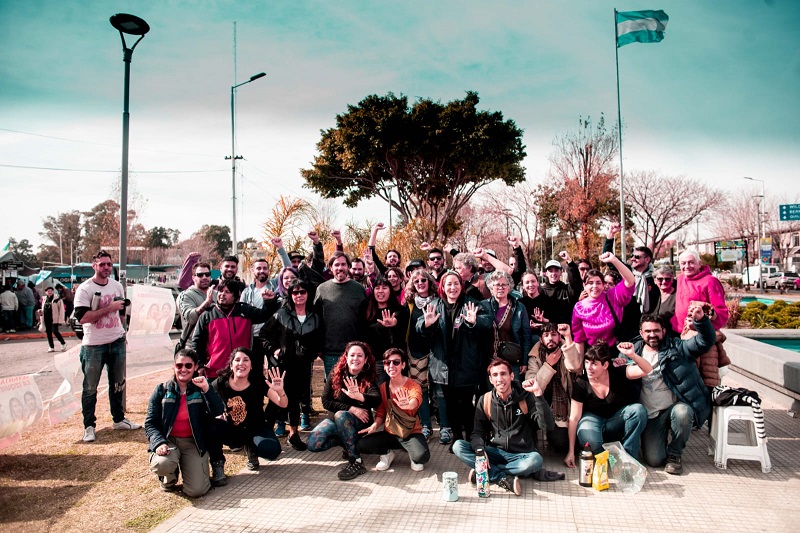 Del Caño recorrió Avellaneda junto a los candidatos locales