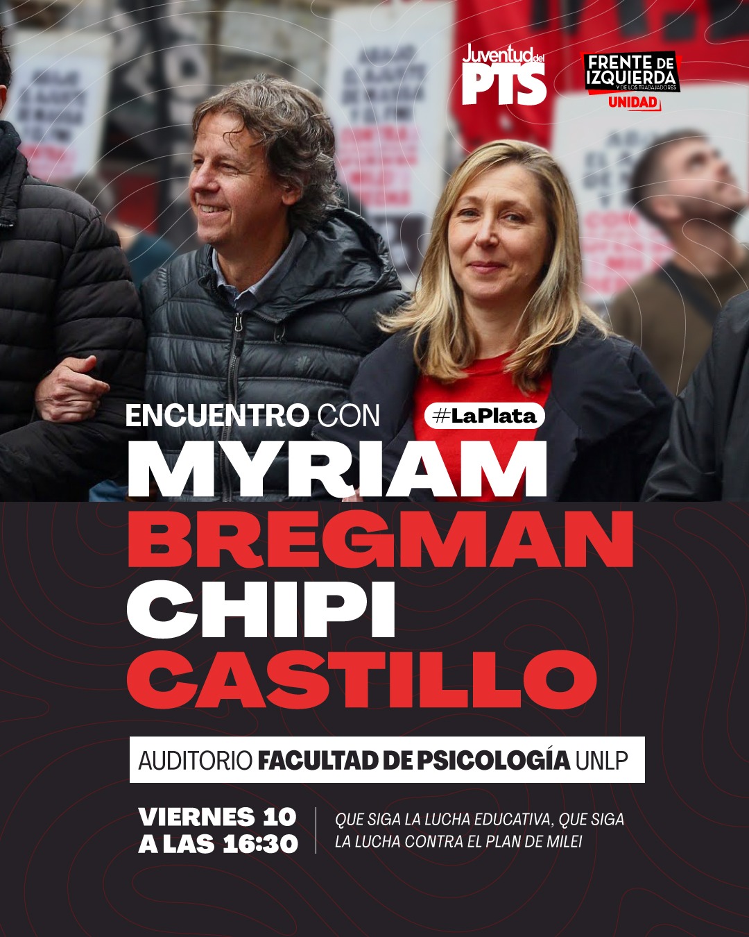 Una invitación a militar: Myriam Bregman y Chipi Castillo en La Plata