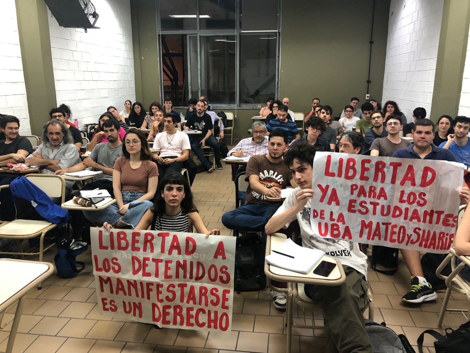 Ley Bases: autoridades de Filo y Sociales UBA pidieron la libertad inmediata de los detenidos