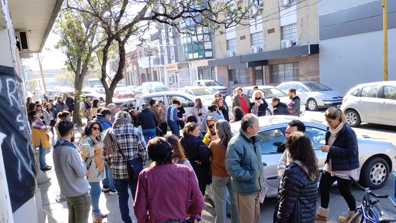 Jornada de lucha de trabajadores estatales contra la precarización laboral