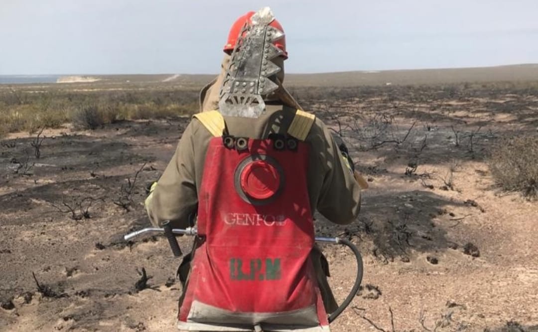 El incendio arrasó más de 35000 hectáreas en Puerto Madryn