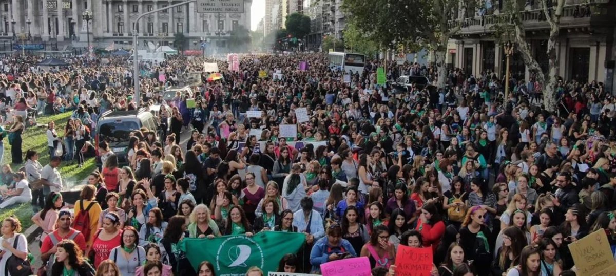 Movilización del 8 de marzo de 2019 en Buenos Aires. Fotografía de Thomas Khazki