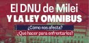 Entrevista con Christian Castillo: ¿Cómo nos afectan el DNU y la Ley Ómnibus? ¿Qué hacer para enfrentarlos?