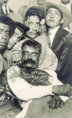 Emiliano Zapata asesinado