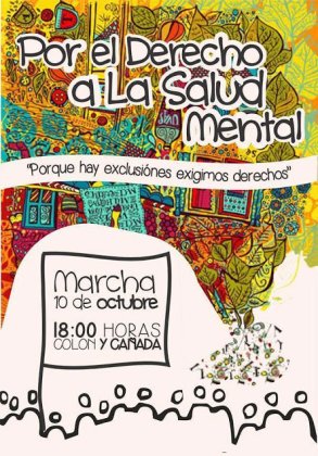 Primera marcha por el derecho a la salud mental