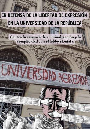 Organizaciones sociales firman declaración denunciando la campaña de criminalización del sionismo en la UdelaR