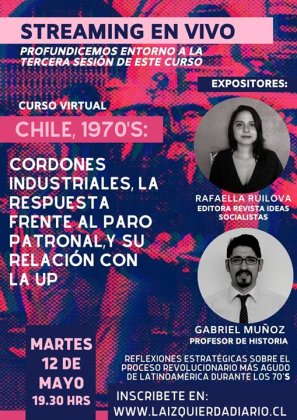 [EN VIVO] Conversando sobre los Cordones Industriales en 1972 y 1973 