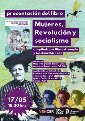 Te invitamos al lanzamiento de nuestro nuevo libro “Mujeres, Revolución y Socialismo” este 17 de mayo 