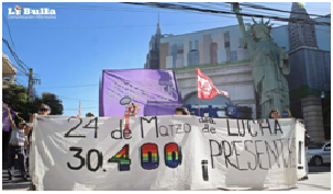 San Luis no olvida. Masiva marcha por el día de la Memoria, la Verdad y la Justicia.