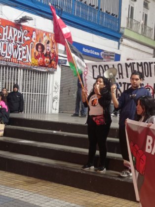 Concejala Natalia Sánchez: "Defendemos el derecho del pueblo palestino a resistir al Estado genocida de Israel"