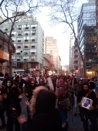 Manifestación por Victorino en Montevideo