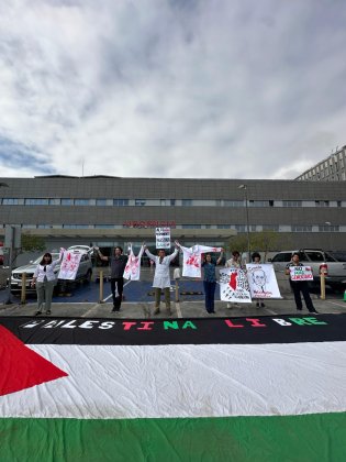 Trabajadores de la salud se suman a la convocatoria internacional por solidaridad con el pueblo palestino