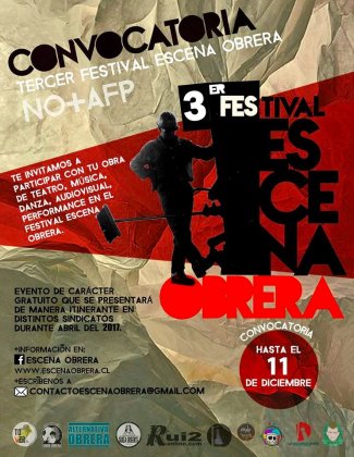 Convocatoria 3er Festival Escena Obrera