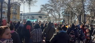 Jornada de protesta de las organizaciones sociales en Mendoza