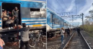 Otra vez el ajuste en los Trenes: pasajeros tuvieron que caminar por las vías tras una falla técnica