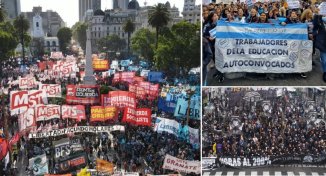 Jornada de lucha en Argentina: habrá movilizaciones en todo el país