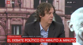 Christian Castillo: "El objetivo del acuerdo es frenar la situación de derrumbe del Gobierno"