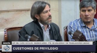 Nicolás del Caño: "Hay plata para financiar a las fuerzas represivas, pero no para los hospitales"