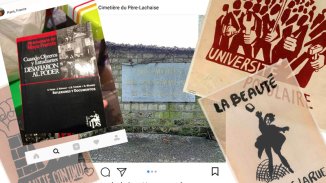 “Cuando obreros y estudiantes desafiaron al poder...” recorrer París con un libro