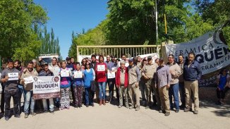 Jornada de lucha de los ceramistas neuquinos sobre las rutas