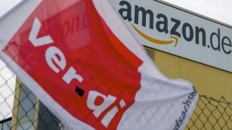 Huelga de trabajadores de Amazon en centros logísticos de Alemania durante el Black Friday