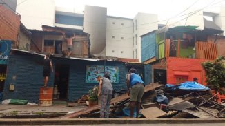 Familias quedaron en la calle tras incendio en La Boca: "Del Gobierno de la Ciudad no vino nadie"