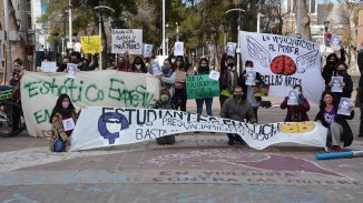 Estudiantes terciarios de Neuquén reclamaron por la educación pública