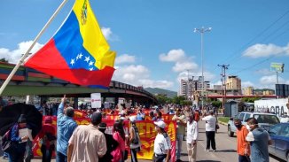 Trabajadores petroleros de Venezuela protestaron por salarios y derechos laborales