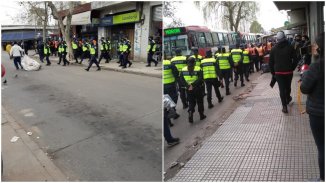 Desalojo de feriantes y 3 detenidos en el centro de Morón