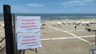 Paro de guardavidas en Pinamar por salarios adeudados