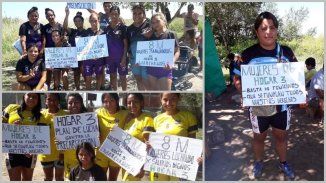 En la cancha y en las calles las jugadoras de Nuestro Hogar 3 de Córdoba