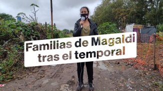 Familias de Magaldi tras el temporal - YouTube