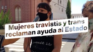 Mujeres travestis y trans marcharon para exigir al Gobierno cupo laboral en Rosario - YouTube