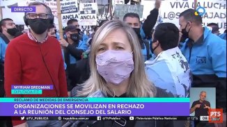 Bregman junto a trabajadores en lucha: "Hay quienes no pueden quedarse en casa"