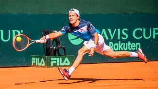 Schwartzman perdió en sets corridos ante Bielorrusia, en el primer punto de la serie